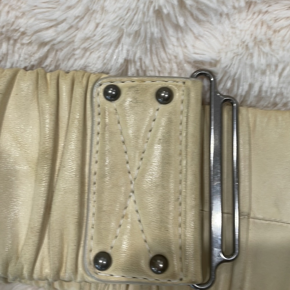 Min Miu Ruched Belt - image 2